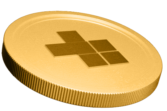 Gold coin left