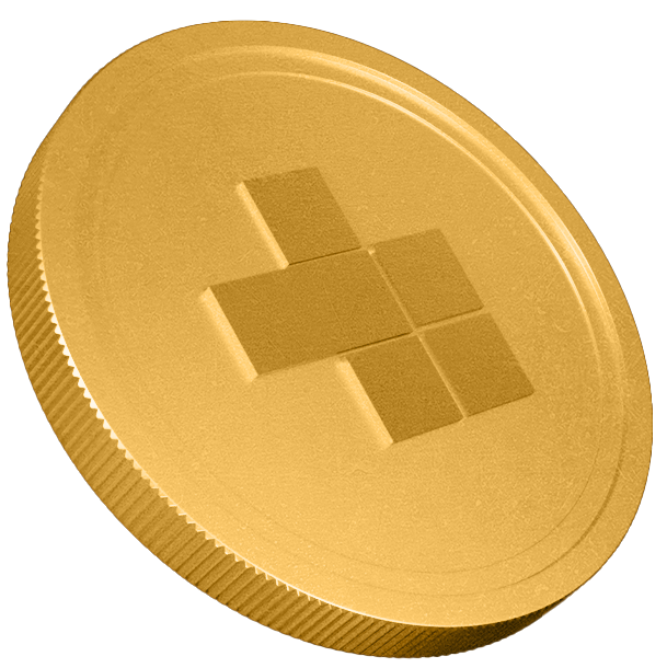 Gold coin left